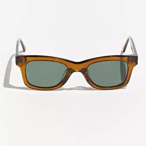Crap eyewear tan rectangle sunglasses polarized